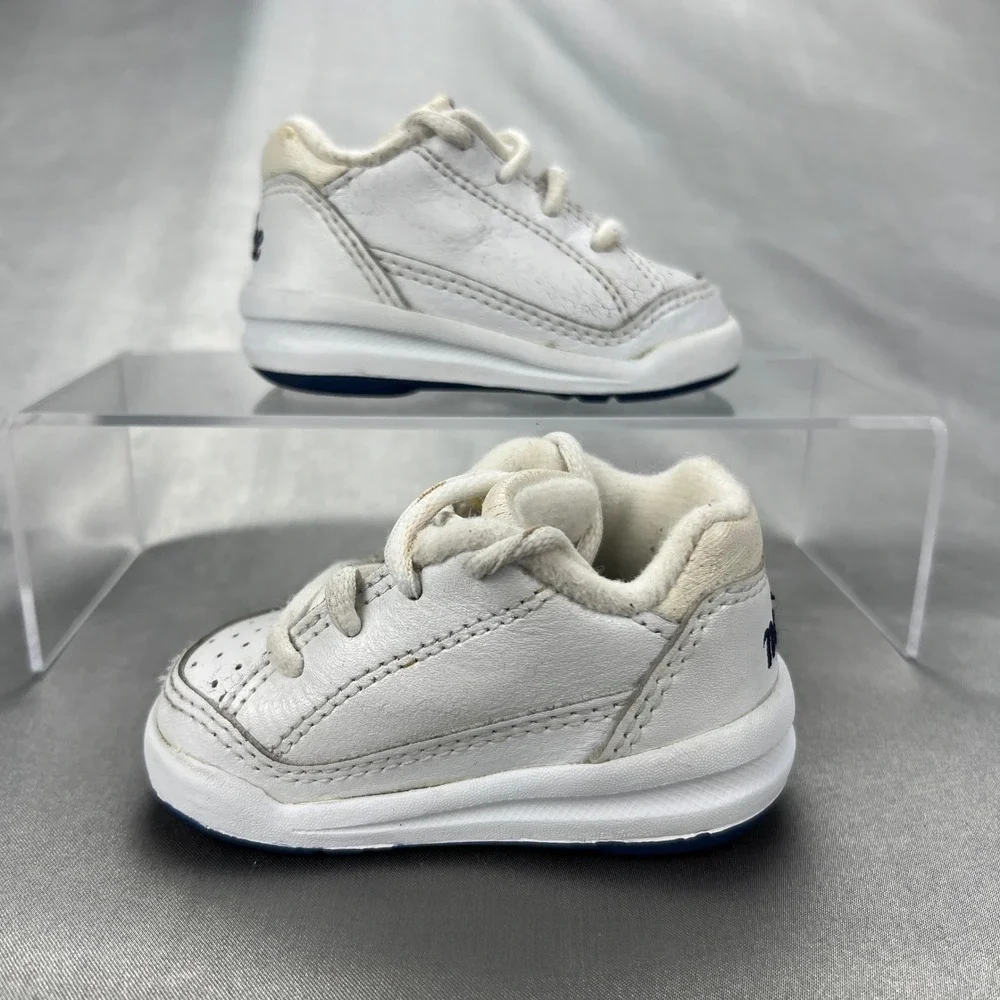 Nike Air Grand Stand TD Infant Size 2C White Navy Vintage 2000 Shoes 85025-141